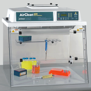  	Image: AC600 Series PCR Workstation (Model AC632LFUVC) (Photo courtesy of AirClean Systems).